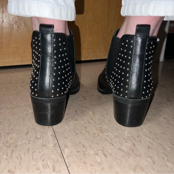 6.5 Dolce Vita black studded leather boots - Picture 4 of 4